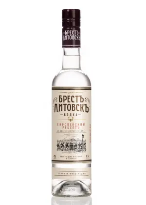 VODKA "BREST-LITOVSK" EUROPEAN RECIPE 40%, 0.5L