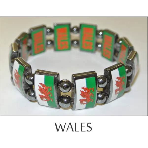 Wales Metal Beads Bracelet