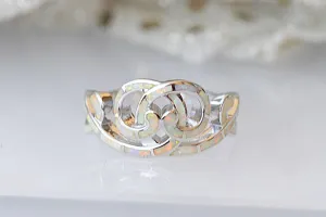 WHITE PROMISE RING